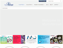 Tablet Screenshot of mumabroad.com